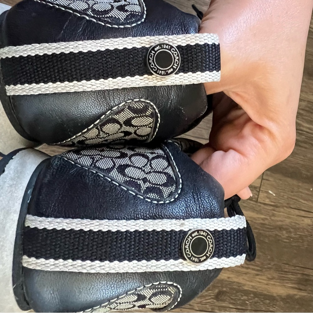 Coach Black and Gray Women's Sneakers - Picture 8 of 10